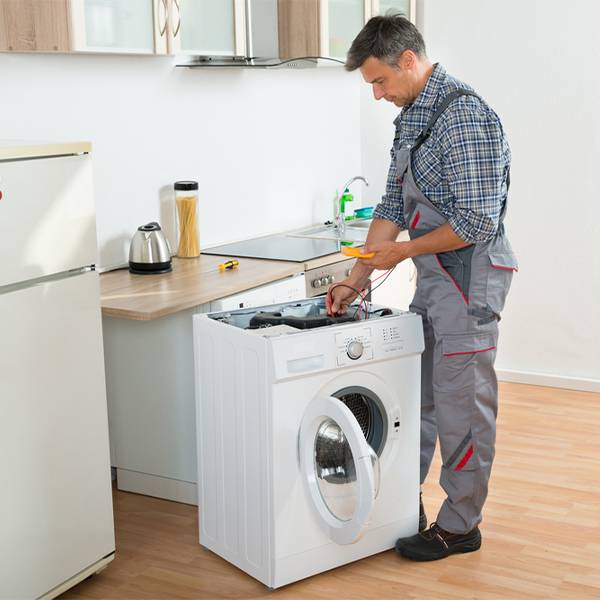 can you walk me through the steps of troubleshooting my washer issue in Haymarket VA